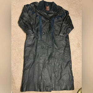 G III Leather Women’s Streetwear Long Trench Coat